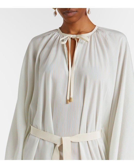 Caftan A Rayas Patou de color White