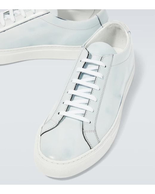 Common Projects White Achilles Fade Leather Sneakers for men