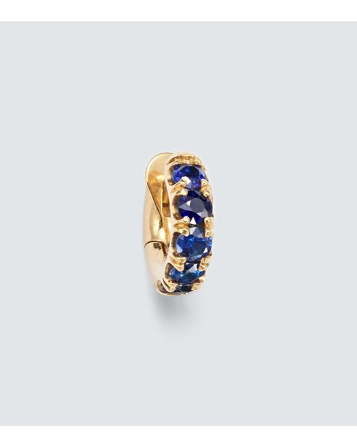 Spinelli Kilcollin White Macro Mini 18Kt Earrings With Sapphires for men
