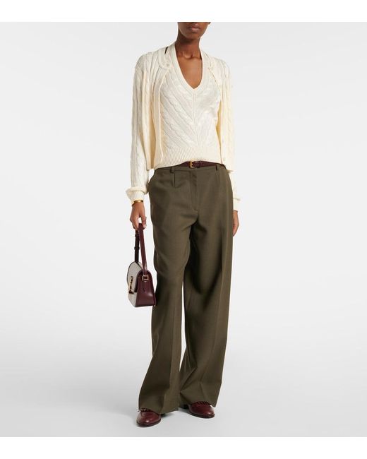 Ralph Lauren Natural Silk Cardigan