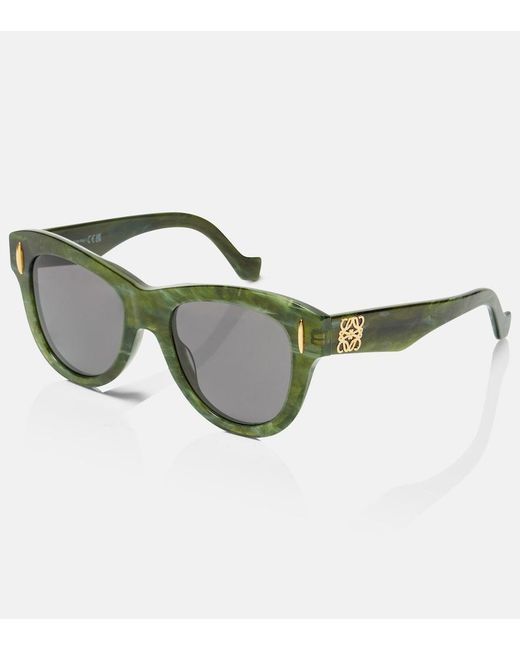 Loewe Brown Anagram Cat-Eye Sunglasses