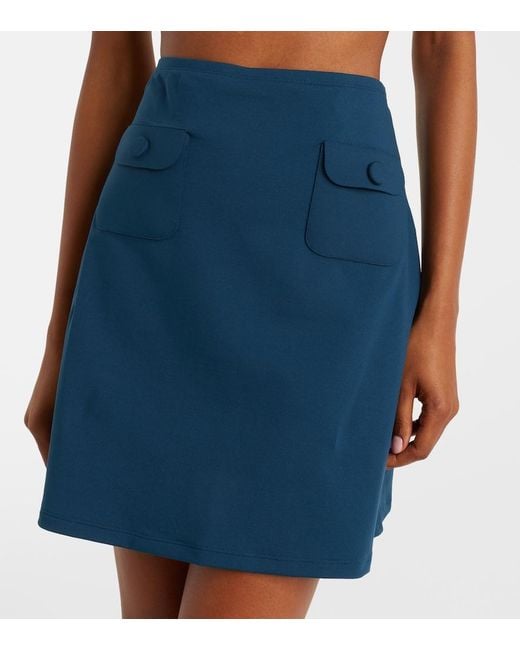 Eres Blue Maritime Miniskirt