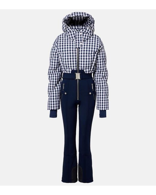 CORDOVA Blue Ajax Quilted Down Ski Suit