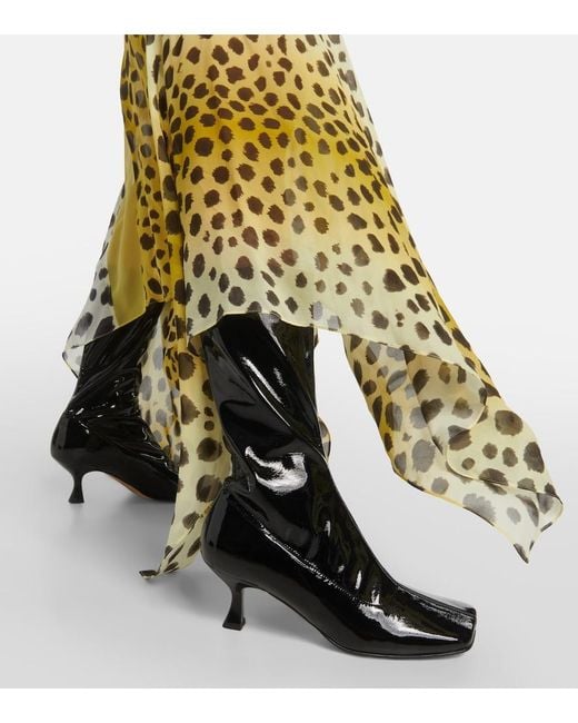 Souliers Martinez Black Lola Ankle Boots