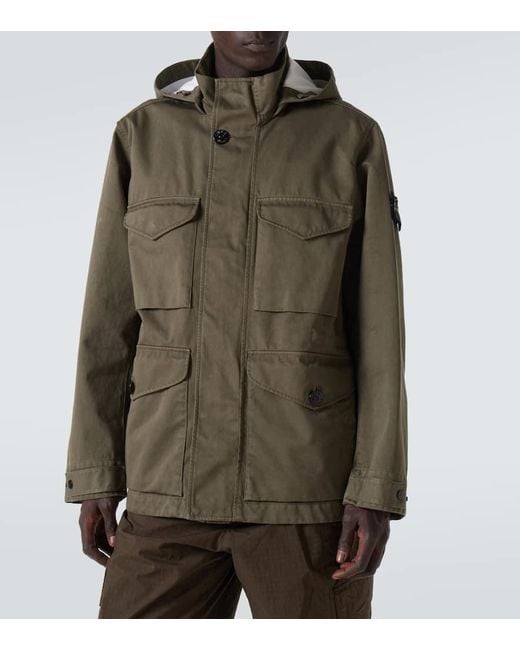Veste Compass En Coton Stone Island pour homme en coloris Green