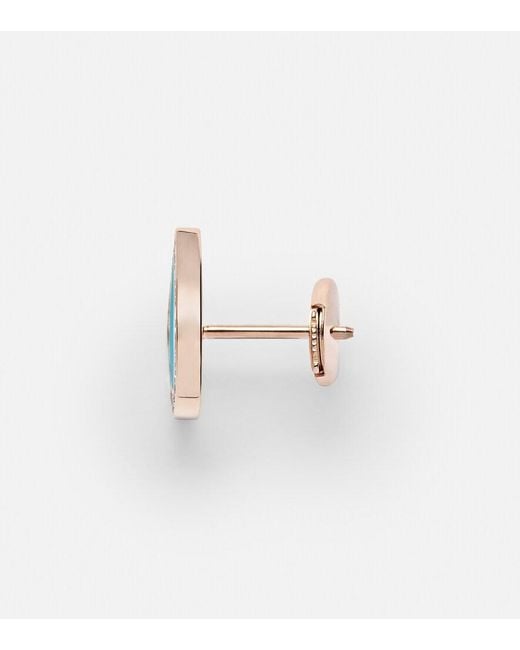 Repossi Blue Antifer 18Kt Rose Single Earring With And Diamonds