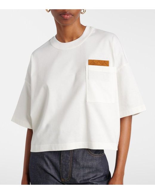 Bottega Veneta White T-Shirt With Pocket