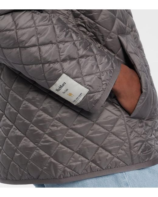 Max Mara Brown The Cube Leo Quilted Jacket