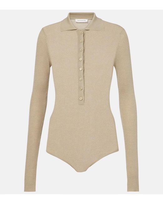 Frankie Shop Natural Body Solana Aus Wolle, Seide Und Kaschmir