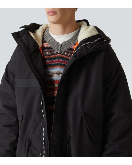 Junya Watanabe Blue X C.P. Company 3L Goggles Parka for men