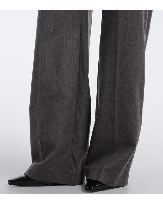 Stella McCartney Gray Wool Straight Pants