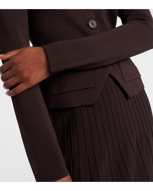 Staud Brown Rachela Cardigan