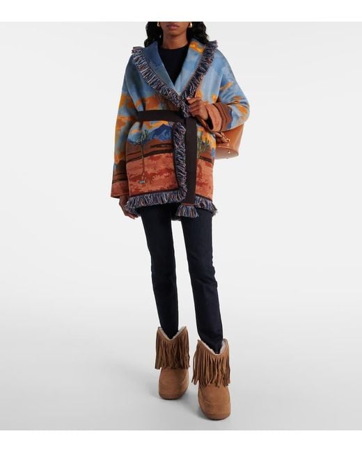 Stivali Doposci Cowboy Fringes di Inuikii in Brown