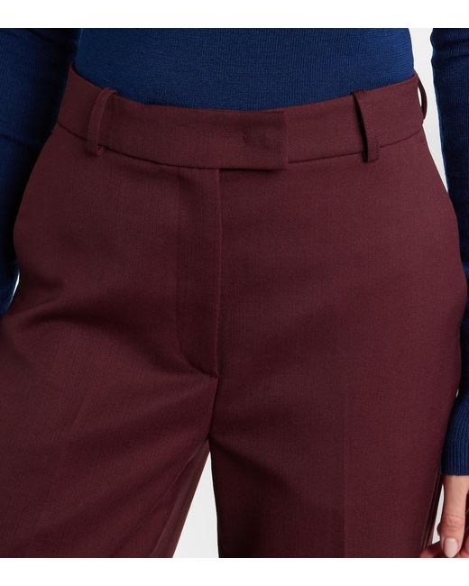 Frankie Shop Purple Lenora Straight Pants