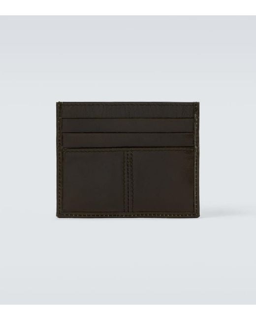 Prada Black Leather Card Holder for men