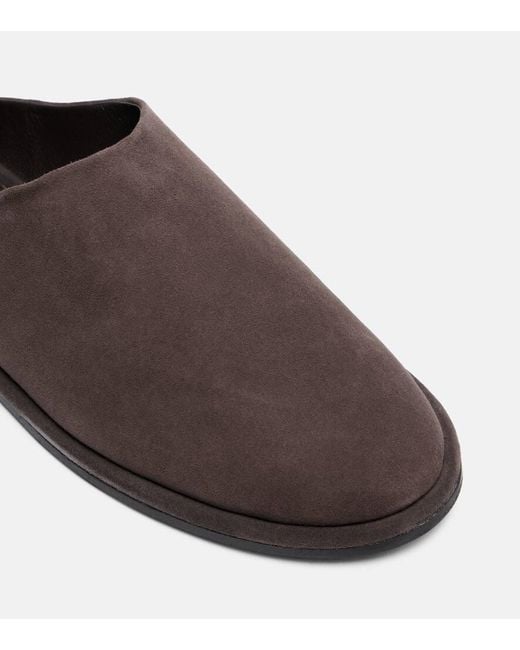 A.Emery Brown Spencer Suede Mules