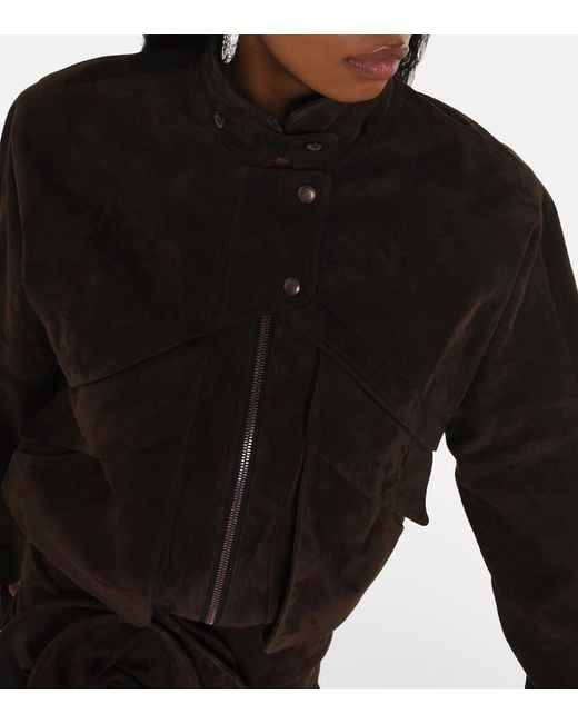 Veste En Daim Magda Butrym en coloris Black