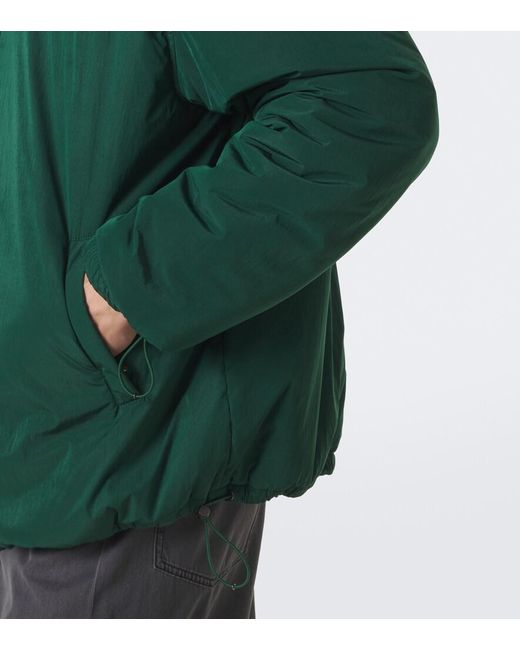 Miu Miu Green Logo Technical Jacket for men