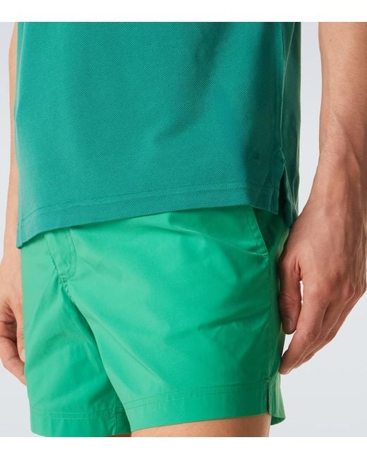 Tom Ford Green Pique Polo Shirt for men