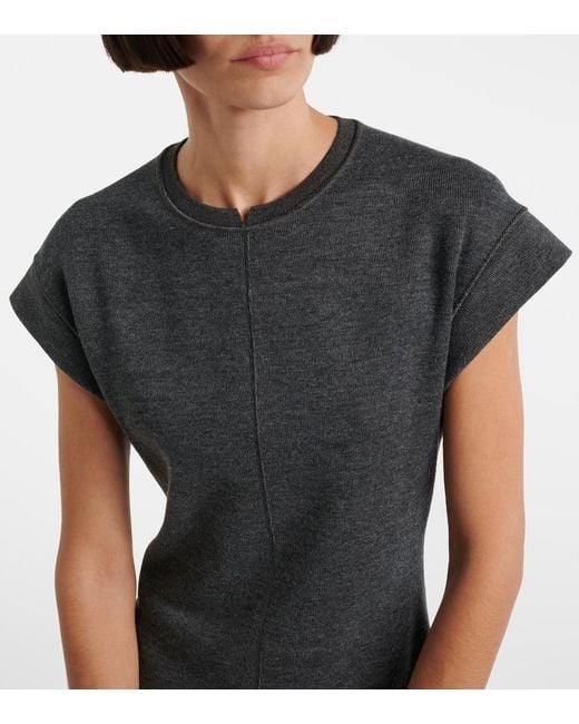 Proenza Schouler Black Label Melanie Cotton-Blend Midi Dress