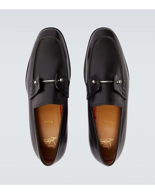 Mocassini Chambelimoc di Christian Louboutin in Black da Uomo