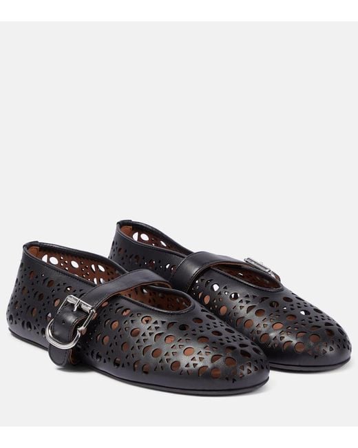 Alaïa Black FLACHE SCHUHE