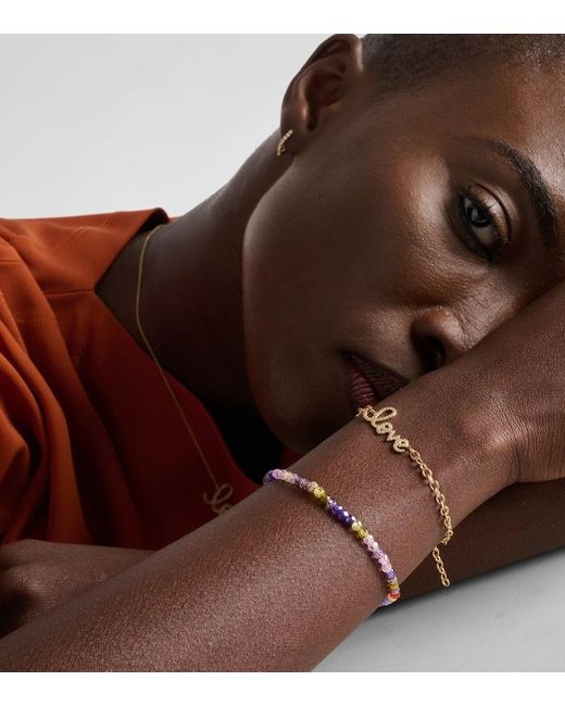 Bracciale Evil Eye di Sydney Evan in Metallic