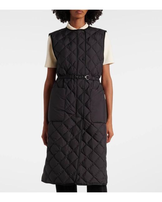 Moncler Black Butor Quilted Down Vest