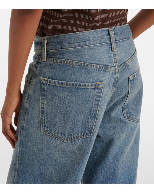 Citizens of Humanity Blue Wide-Leg Jeans Gaucho