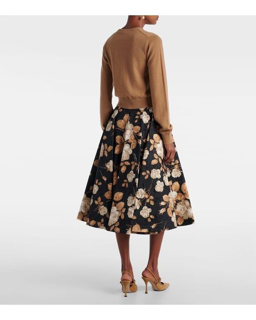 Dolce & Gabbana Brown Cardigan Aus Kaschmir