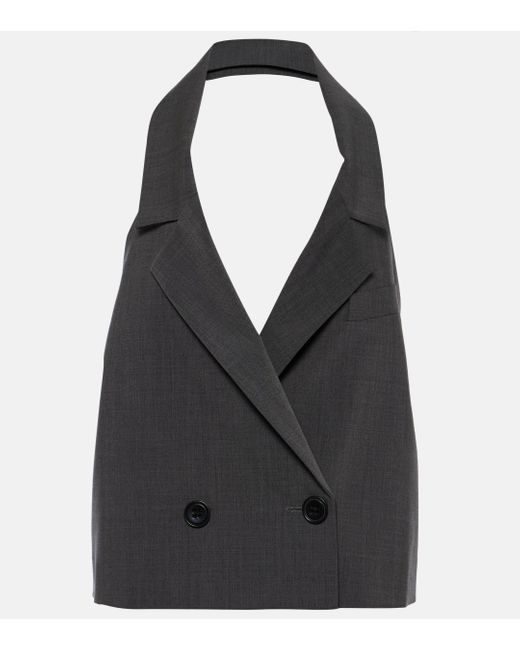 Dorothee Schumacher Black Modern Sophistication Vest