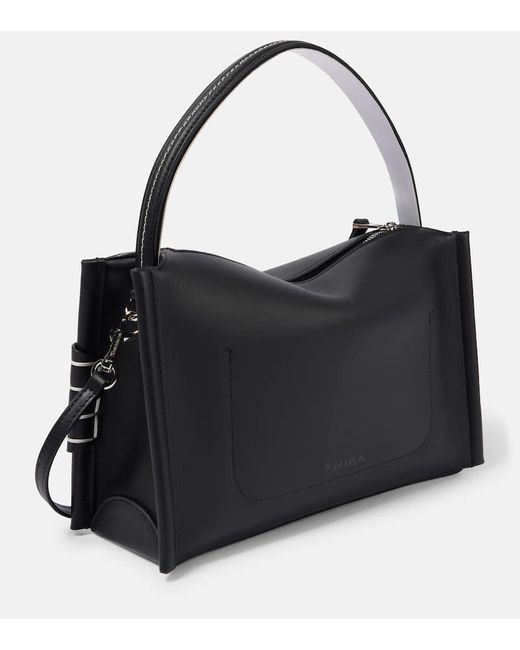 J.W. Anderson Black Schultertasche Loafer Aus Leder