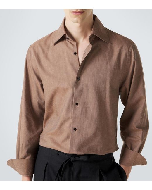 Camicia di STÒFFA in Brown da Uomo