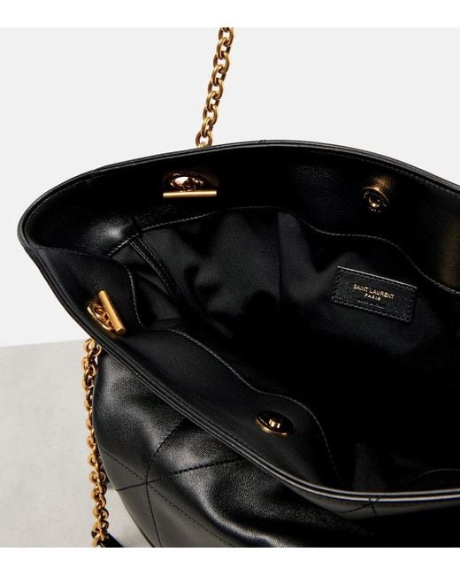 Saint Laurent Black Jamie Shopping Small Leather Shoulder Bag