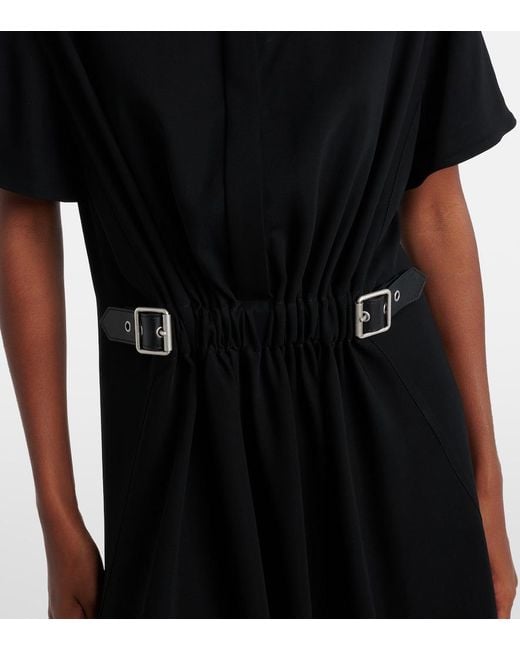 Midi Dresses Loewe de color Black