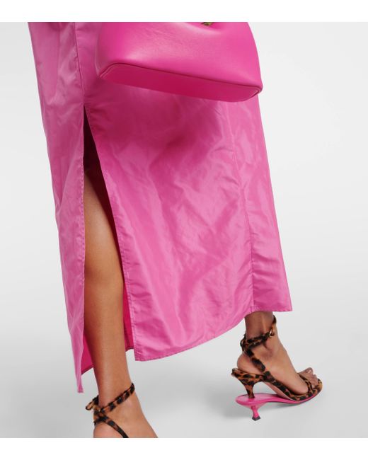 Robe longue Andrea Staud en coloris Pink