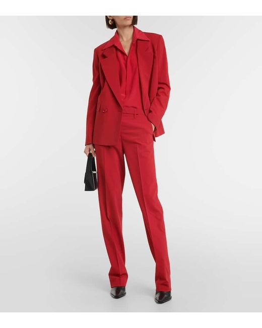Pantaloni slim Modern Sophistication di Dorothee Schumacher in Red
