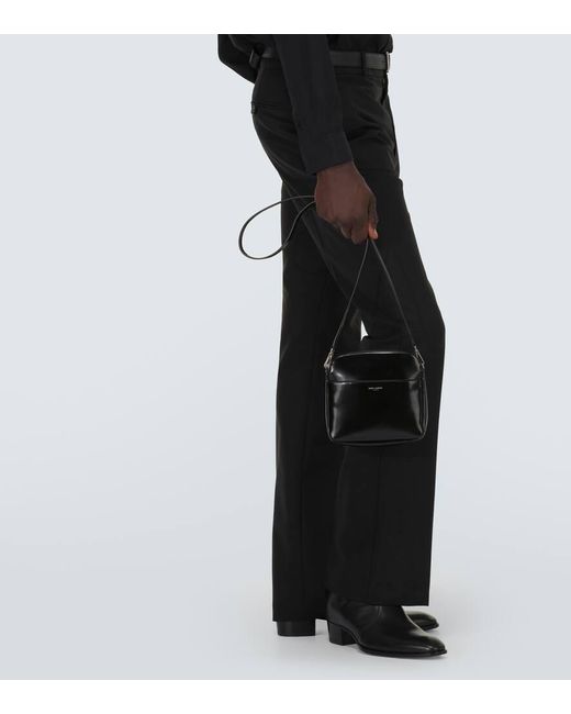 Borsa a tracolla Paris Mini in pelle di Saint Laurent in Black da Uomo