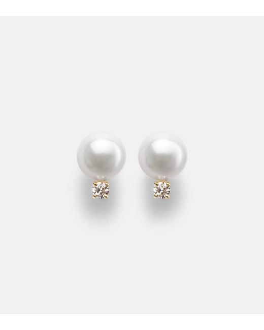 Orecchini di Mikimoto in White