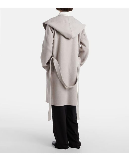 The Row Gray Mantel Cicero Aus Kaschmir