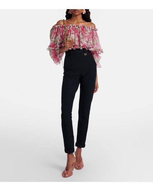 Chloé Pink Suzie Heeled Mule