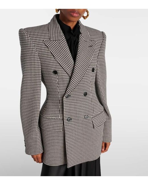 Balenciaga Gray Blazer Aus Wolle