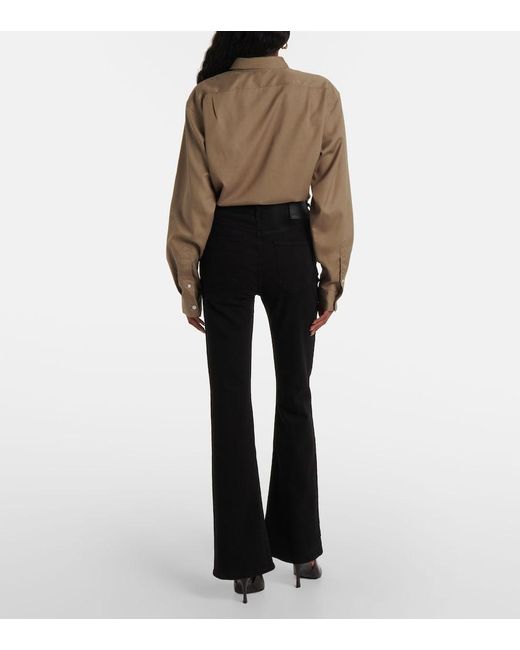 Citizens of Humanity Black Lilah High-Rise Bootcut Jeans