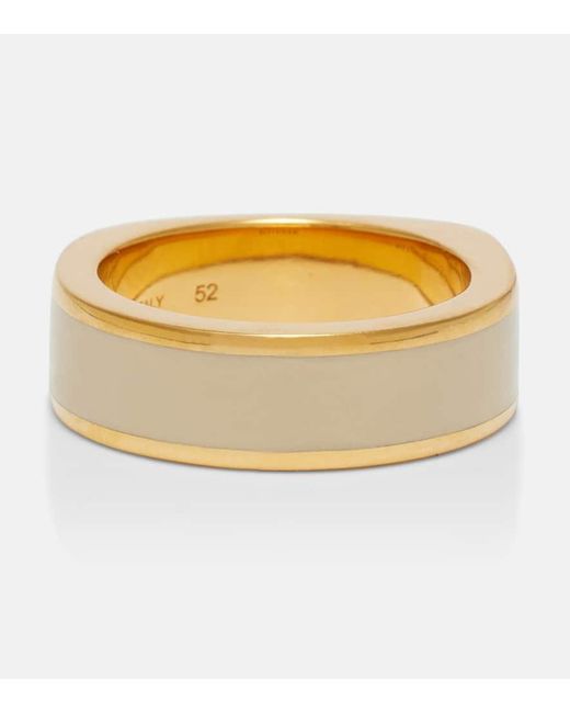 Anillo Signature Banado En Oro De 18Ct Totême de color Metallic