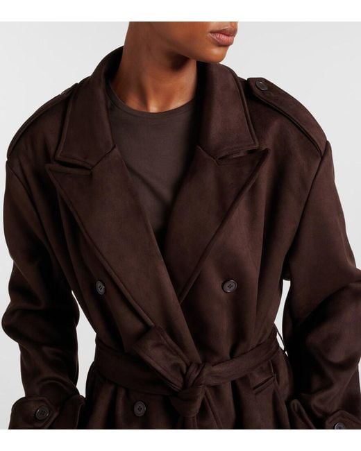 Frankie Shop Brown Pembroke Trench Coat