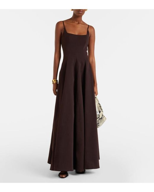 Staud Multicolor Joy Cotton-Blend Gown