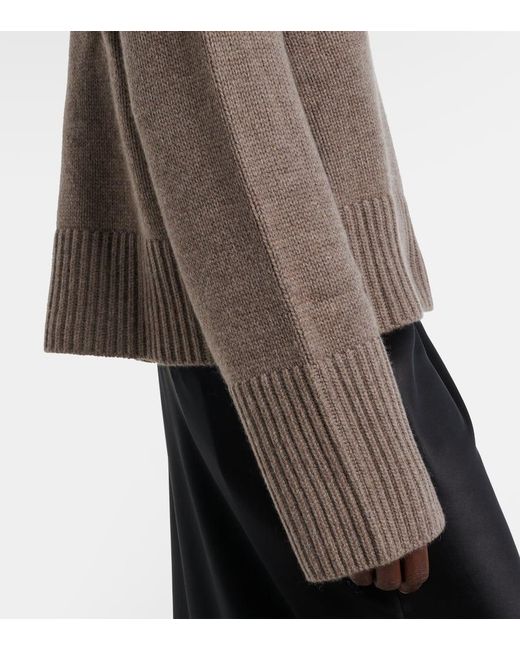Lisa Yang Gray Pullover Aletta Aus Kaschmir