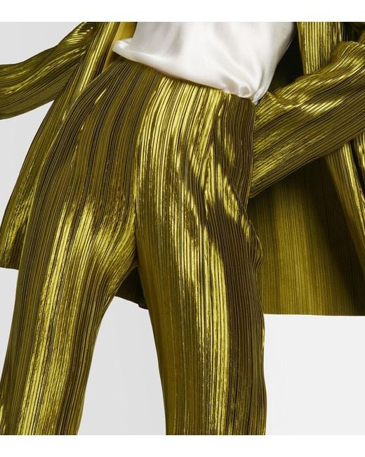Galvan Green Nuage Pleated Pants