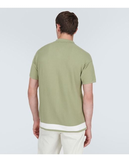 Frescobol Carioca Green Barretos Cotton Shirt for men