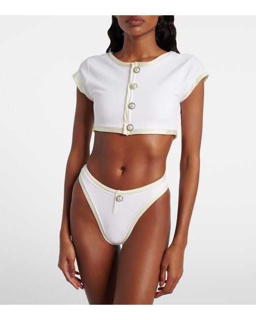 Top Bikini Grace di SAME in White